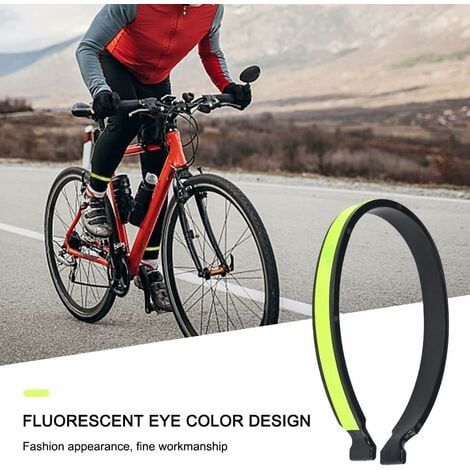 2 Paar reflektierende Fahrrad-Clips, universeller ABS-Fahrrad-reflektierender  Knöchelriemen, reflektierende Fahrrad-Hosen-Clip für Schutzhosen
