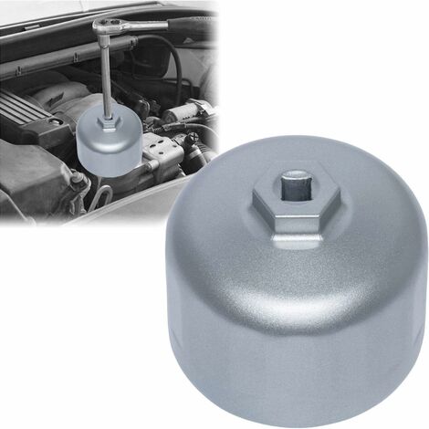 16 Nut 86 mm Ölfilterschlüssel für Volvo und BMW mit  Kartuschen-Ölfilterkappen-Entfernungswerkzeug und Ölfilter-Steckschlüssel (