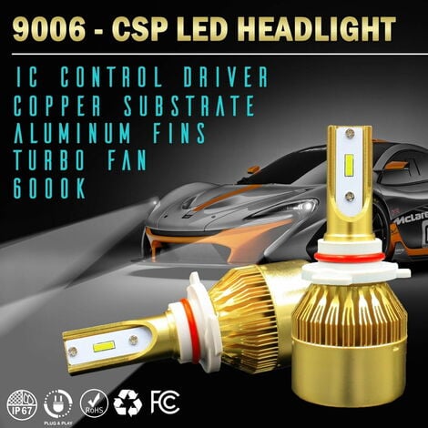 9006 HB4 PHILIPS CSP LED-Scheinwerferlampen-Umrüstsatz 6000K