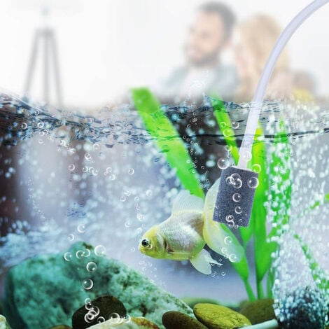 Aquarium-Luftpumpe, extrem leise Aquarium-Sauerstoff-Luftpumpe, hohe  Effizienz, energiesparend, Plug-and-Play, schwarz