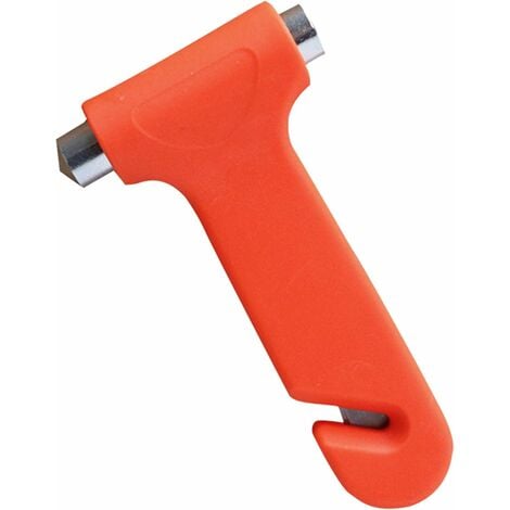 Auto-Sicherheitshammer, 2-in-1-Auto-Notfallhammer mit Fensterbrecher und  Sicherheitsgurtschneider, auffälliges orangefarbenes Notfluchtwerkzeug