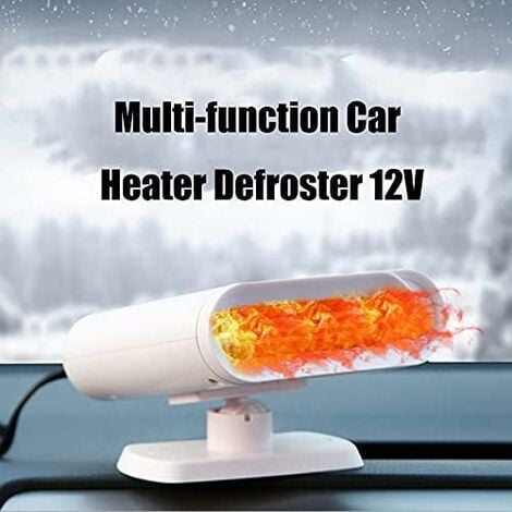 Tragbare Mini-Autoheizung, 12V 120W Stecker Zigarettenanzünder Heizung  Defroster Defogger mit 80~100°C