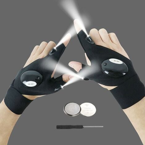 LED-Taschenlampen-Handschuhe, Geschenke für Männer, Freund, cooles