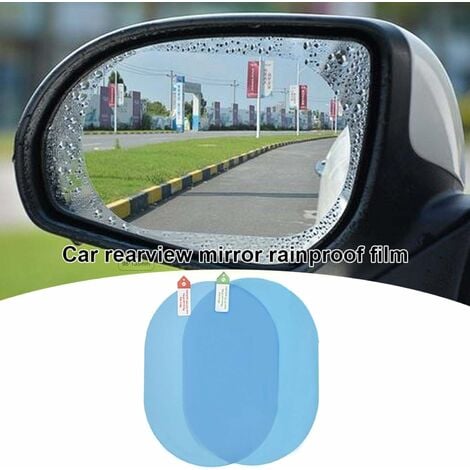 READCLY-2 Stück Auto-Rückspiegelfolie, selbstklebende Autofensterfolien,  Anti-Regen-Antibeschlag-Auto-Rückspiegelfolie – wasserdichter  Autospiegel-Aufkleberschutz