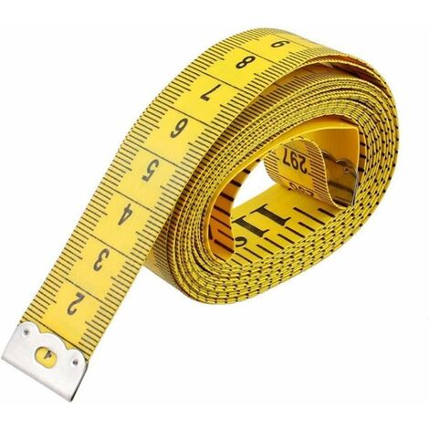 Maßband, selbstklebend, gelb, 1 - 99 cm + mm