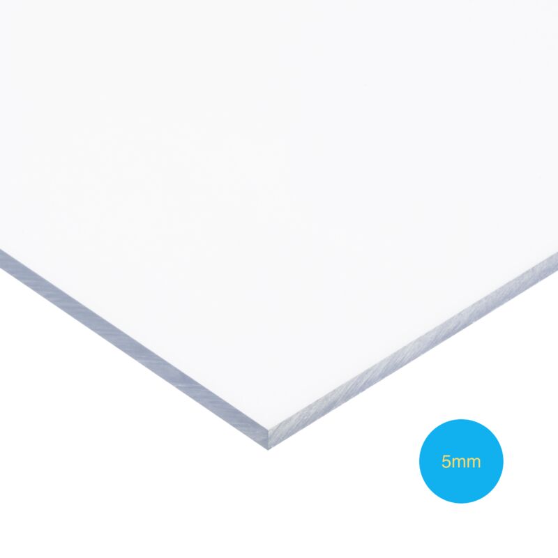 Solstice Solid Polycarbonate Glazing Sheet Clear 610mm x 457mm x 5mm