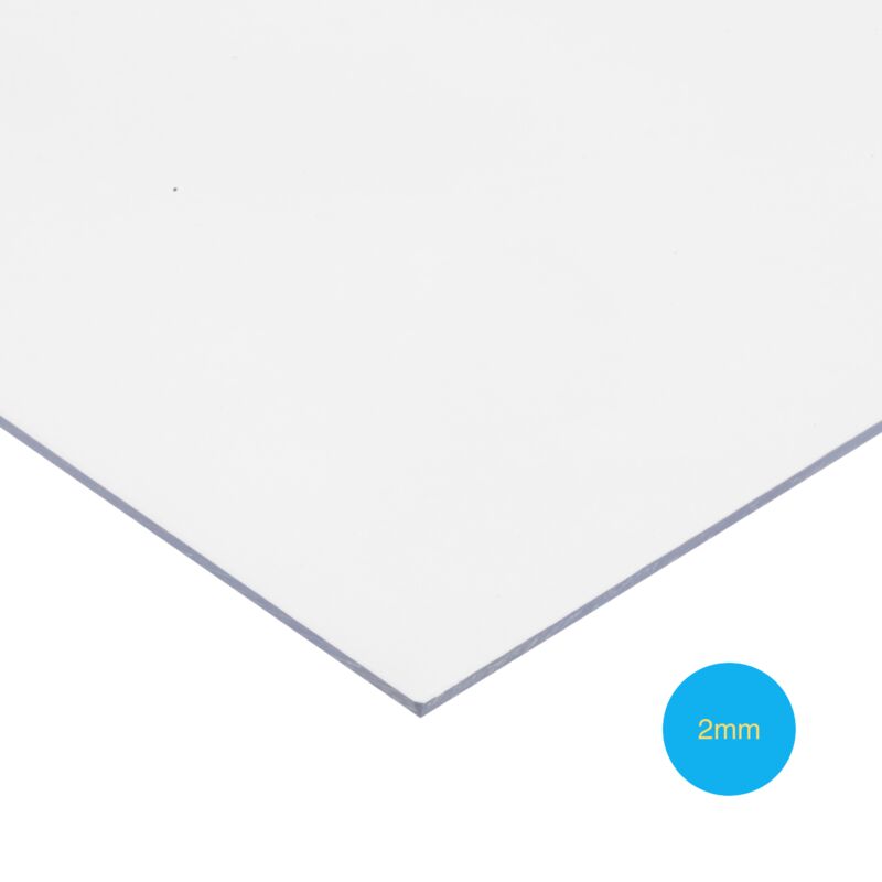 Solstice Solid Polycarbonate Glazing Sheet Clear 610mm x 610mm x 2mm