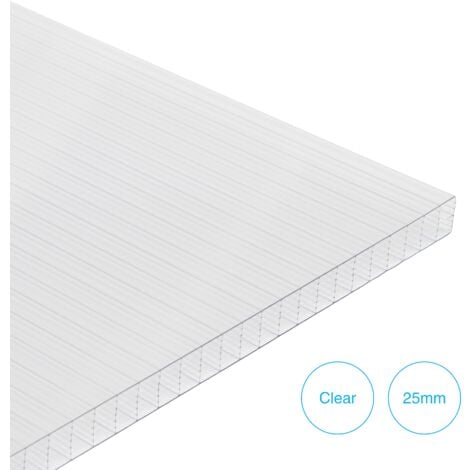 Solstice Multiwall Polycarbonate Sheet Clear 2000mm x 1050mm x 25mm