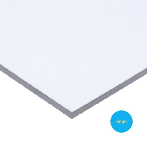 Solstice Solid Polycarbonate Glazing Sheet - Clear - 3050mm x 620mm x 6mm