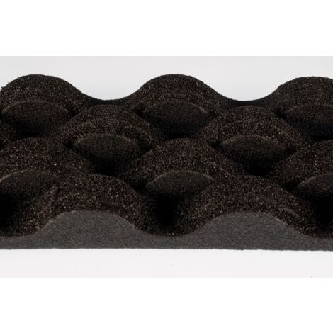 Standard 3" Flexible Foam Eaves Filler Black 1000mm - Pack of 4