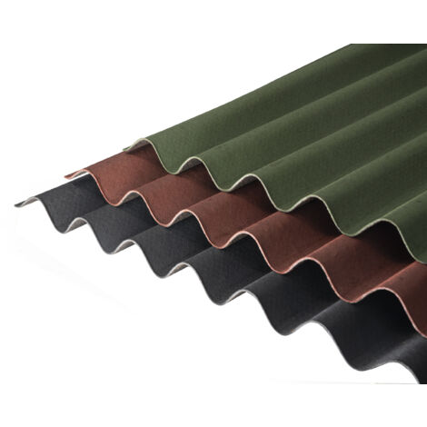 Bitumen Corrugated Red Roofing Sheet 2m x 950mm x 2.6mm