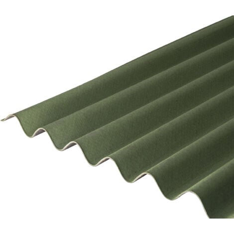 Bitumen Corrugated Green Roofing Sheet 2m x 950mm x 2.6mm