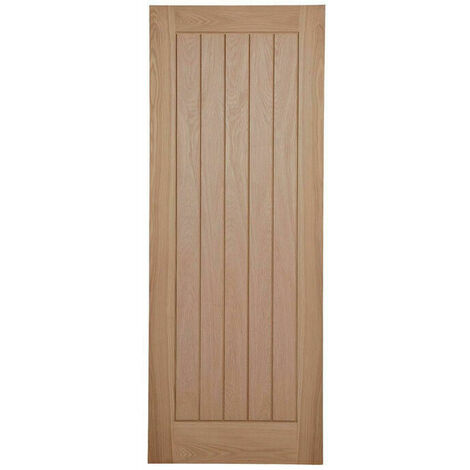 Cottage Oak Panel Door 2040 x 726mm (1/3)