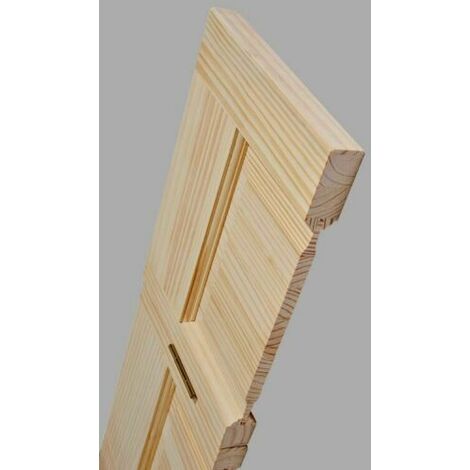Victorian 4 Panel Clear Pine Glzd Door 1981 x 762mm