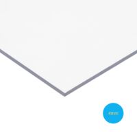 Solstice Solid Polycarbonate Glazing Sheet Clear 610mm x 610mm x 4mm