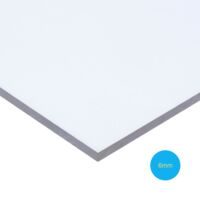Solstice Solid Polycarbonate Glazing Sheet Clear 1000mm x 620mm x 6mm
