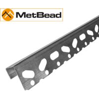 MetBead 15mm Galvanised Edge Bead 3.0m Pack of 100