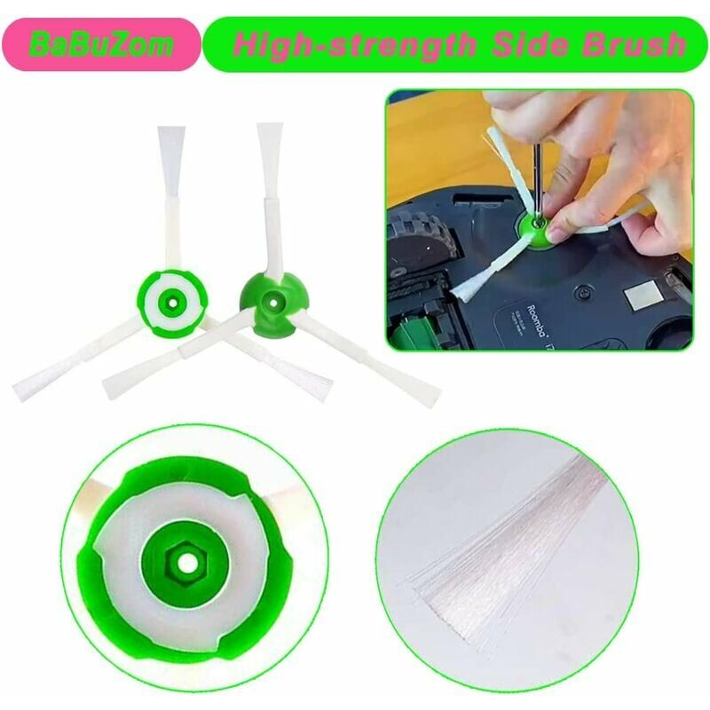 Accessori Kit di ricambio per iRobot Roomba j7 j7+ i7 i7+ i7 Plus E5 E6 E7  Pezzi di ricambio per Roomba E5 E6 E7 i7 i7+ i8 i8+ j7 j7+ i6 i6+