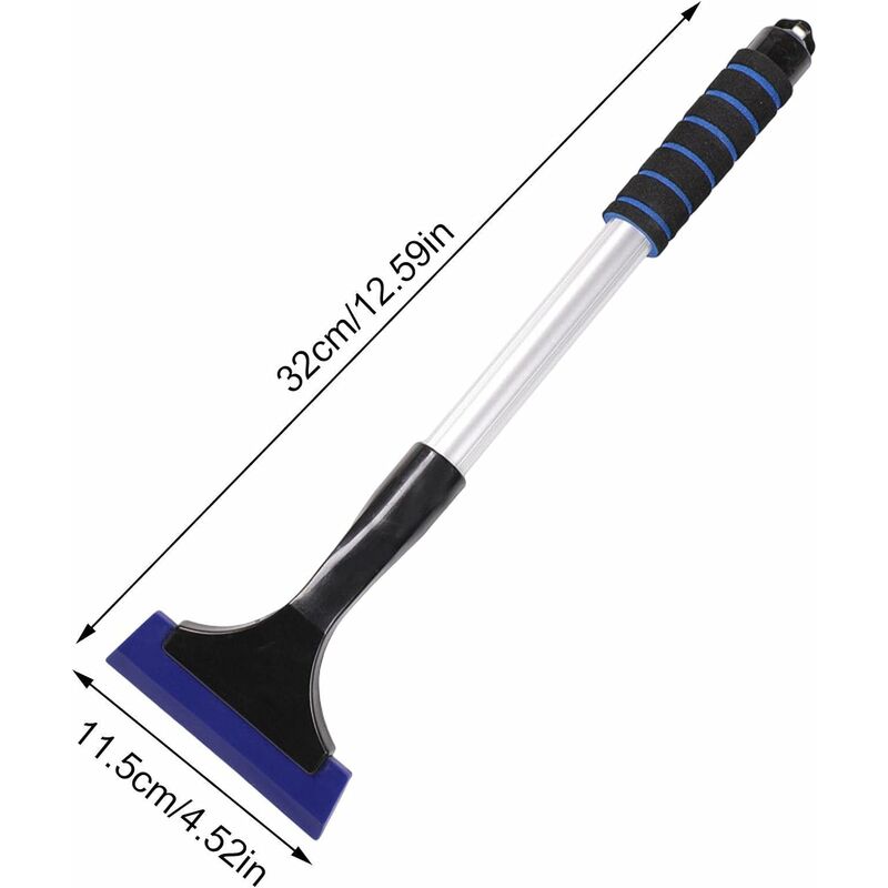 Raschiaghiaccio Per Parabrezza Auto Con Spazzola Da Neve, Raschietto Per  Ghiaccio Estensibile Per Auto, Manico In Schiuma Con Design Ergonomico,  Pala
