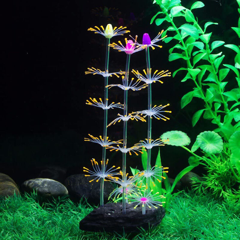 Pesci artificiali acquario Silicone galleggiante ornamento mobile