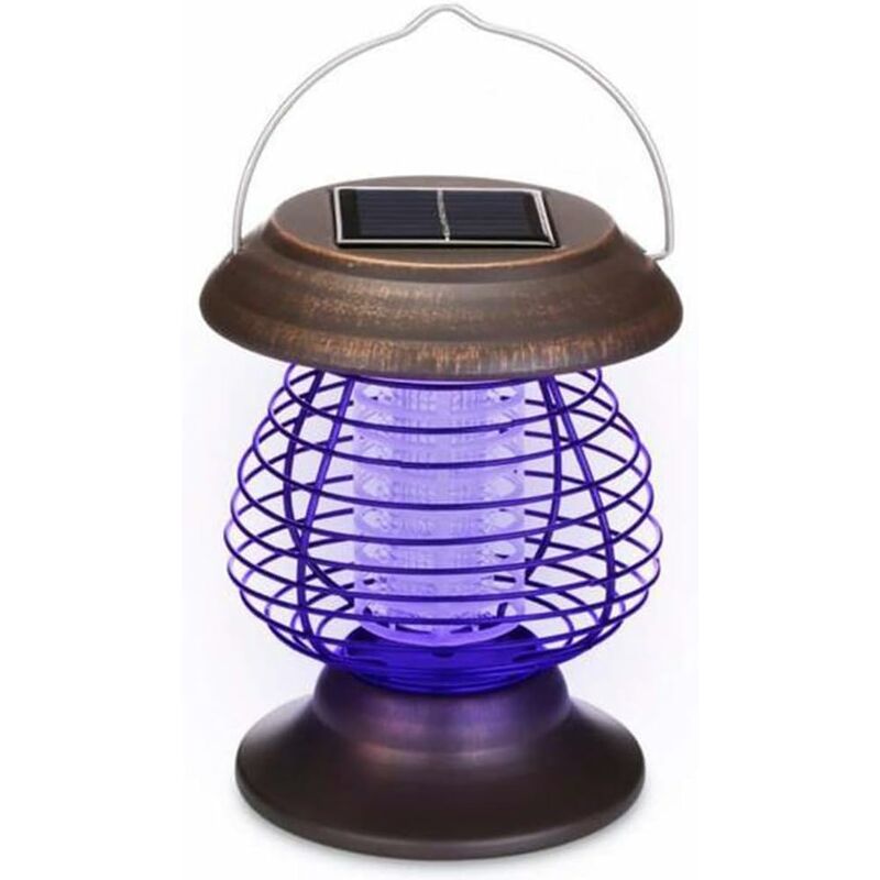 1pc lampada da campeggio ricaricabile solare con ricarica USB