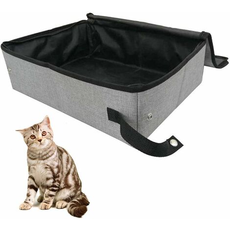 Lettiera Per Gatti Prive' - 2 COLORI - Box Antiodore Portatile Con