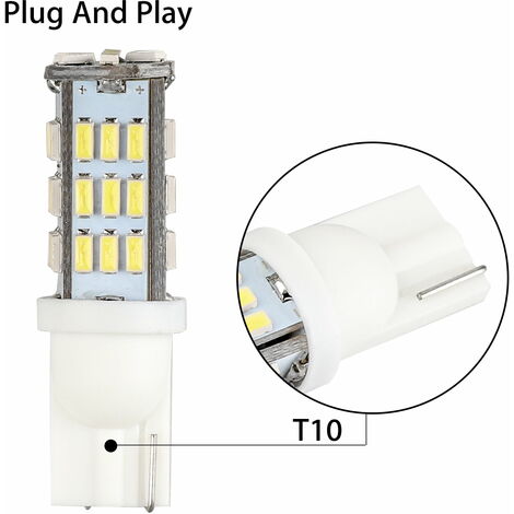 TECTICO H4 Lampadina fari LED DC 12V 20W 6000k Lampada super