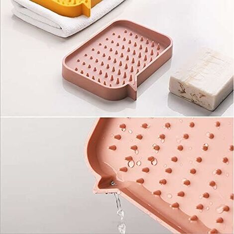 Portasapone in silicone antiscivolo per bagno