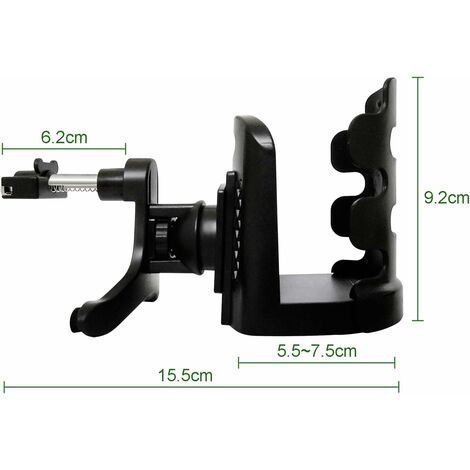 2 Pezzi Portabicchieri Auto, Portabevande Auto, Portabicchieri Universale  per Auto Portabicchieri Auto Regolabili, Prese D'aria Portabevande Auto,  per