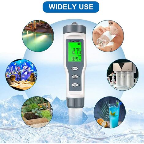 Misuratore pH EC terreno per pH_Meter_Digital Tester acqua da