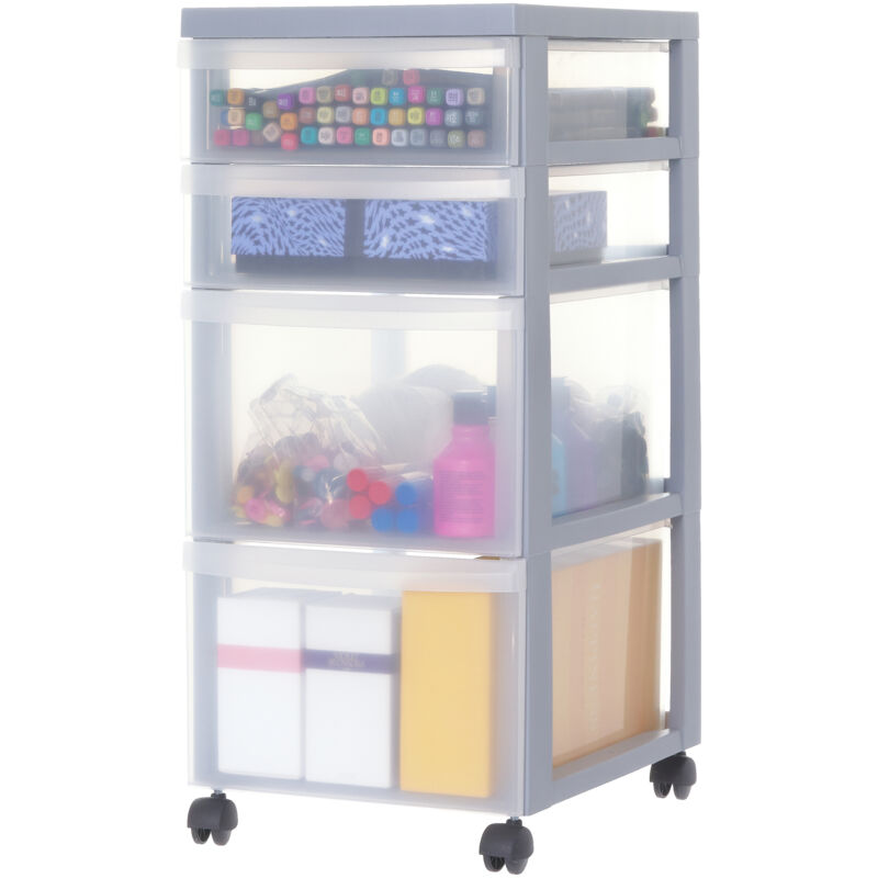 Iris Ohyama Futterbehälter 35L - Luftdichter Haustierfutter-Behälter Mit Rädern