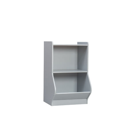Iris Ohyama, Speelgoedplank, Kinderopbergmeubel, Organisator, Speelgoeddozen, 9 verwijderbare multikleurige bakken, School, Slaapkamer, Speelkamer - Kids Toy Rack - TKTHR-39 - Bruin