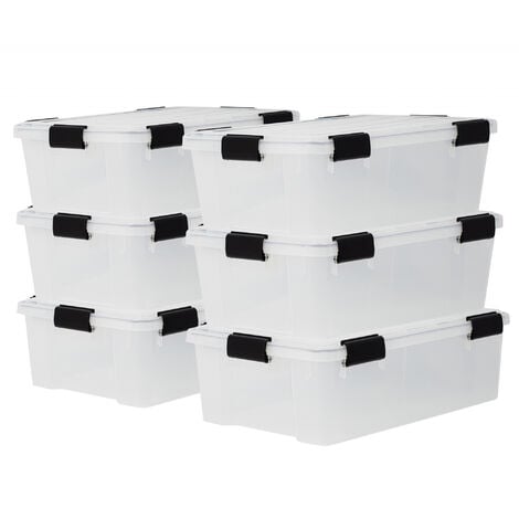 Comfort Line - 3er-Set Aufbewahrungsboxen mit Deckel - 36 Liter