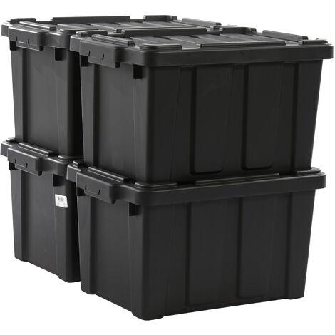 Aufbewahrungsbox mit Deckel 5er Set 8,5 Liter Kunststoffbox