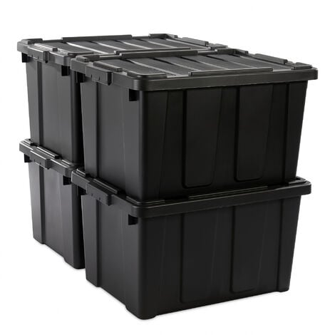 Aufbewahrungsbox Kunststoff faltbar beige 50 x 33 cm Klappbox, Haushaltswaren, Küche und Haushalt, Wohnen