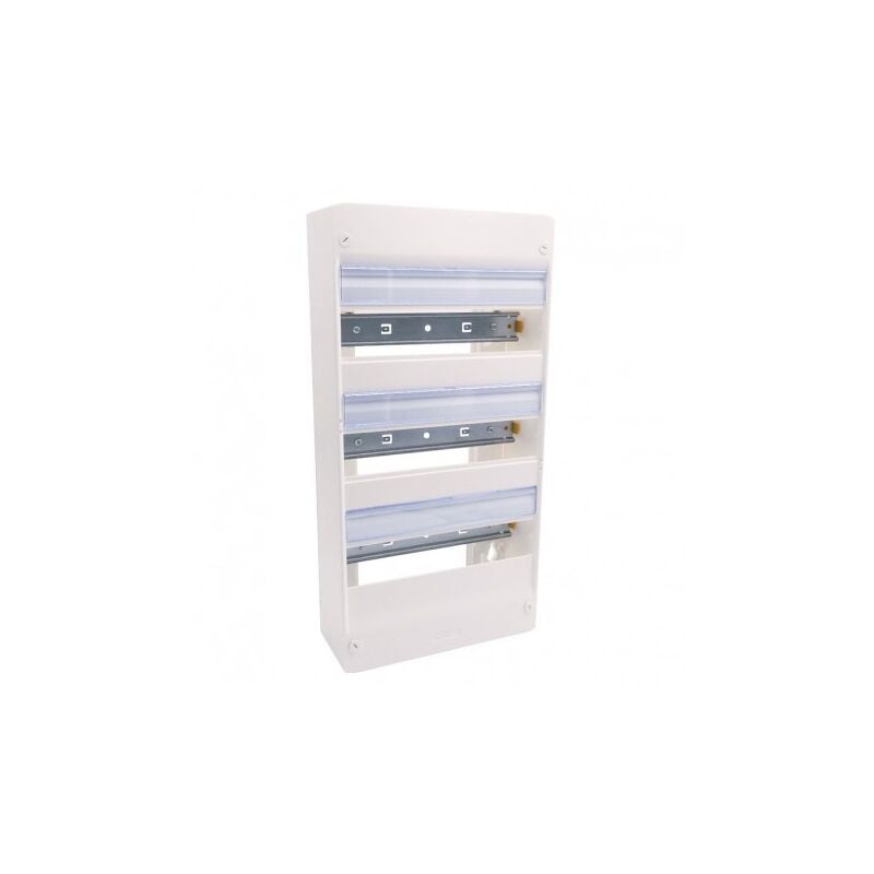 Coffret Drivia 13 modules 3 rangées IP30 IK05 - Blanc RAL9003 -401213