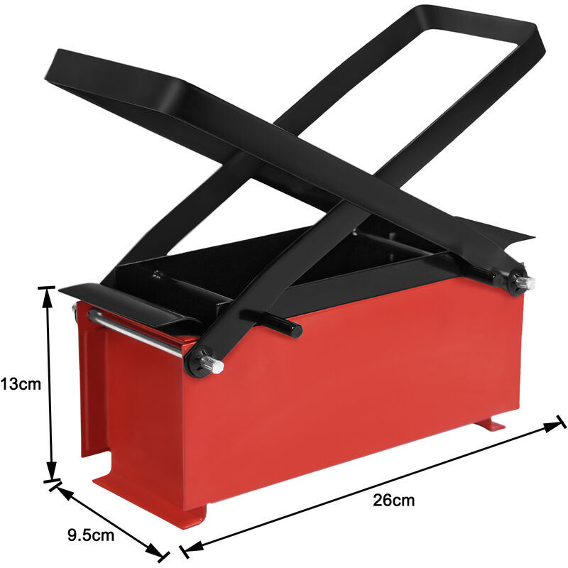Froadp 26x9.5x13cm Presse à Papier Mobile Compacteur de Papier Portable  Fabricant de Briquettes en Acier Presse Manuelle à Vieux Recyclé Vieux  Papiers