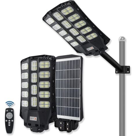 Solis XL Lampadaire solaire à LED 300W support capteur et télécommande