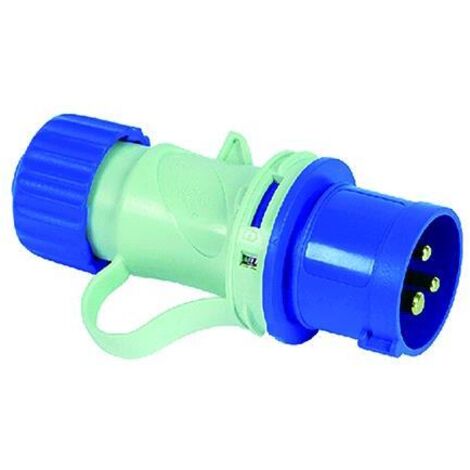 Electraline 80803 Spina Industriale IEC 16A 2P+T 220V Blu - IP44 - Foto 3
