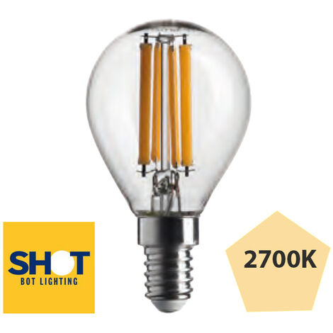 Lampadina BOT LIGHTING SHOT - E14 SFERA LED 6W 806Lm Luce Calda