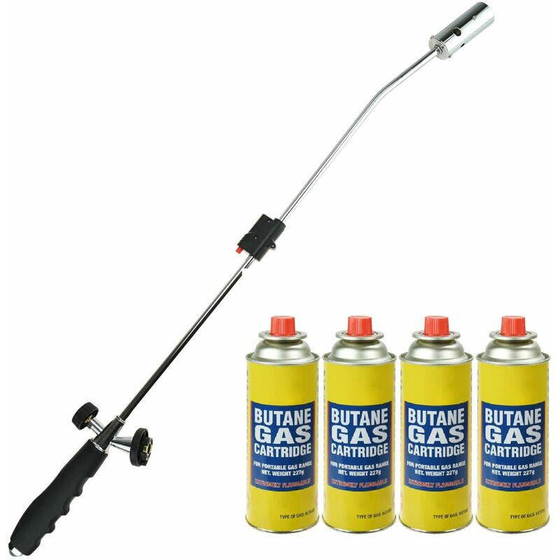 Weed Burner Killer Blow Torch Weed Killer Wand Blowtorch 4 Gas Cans