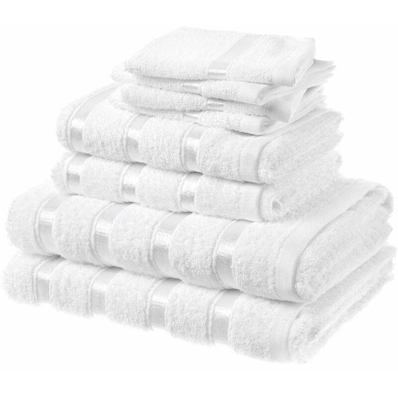 ASAB 8pc Towel Bales Set White