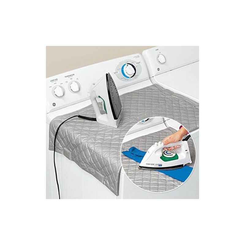 New Foldable Easy Ironing Board Mat Cover Folding Iron Anywhere Corners