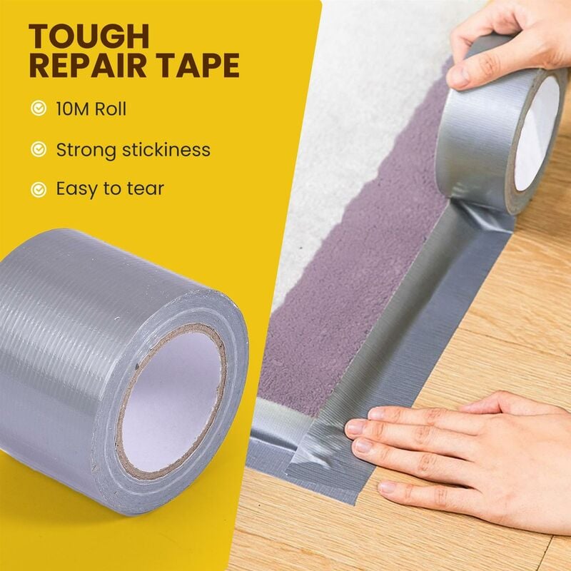 JKG® STRONG DOUBLE SIDED TAPE - 48mm x 10m - HEAVY DUTY - Mounting Adhesive  Tape, White (2 width tape) : : DIY & Tools