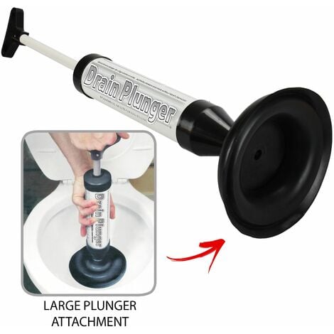 Toilet Clog Remover Drain Sucker Buster Rubber Plunger Unblocker Powerful  Sink