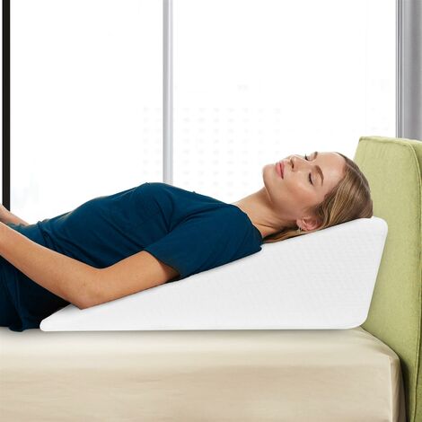 Wedge Back Pillow Rest Sleep Neck Home Sofa Bed Lumbar Office Cushion Back  & Adjustable Head Support Cushion