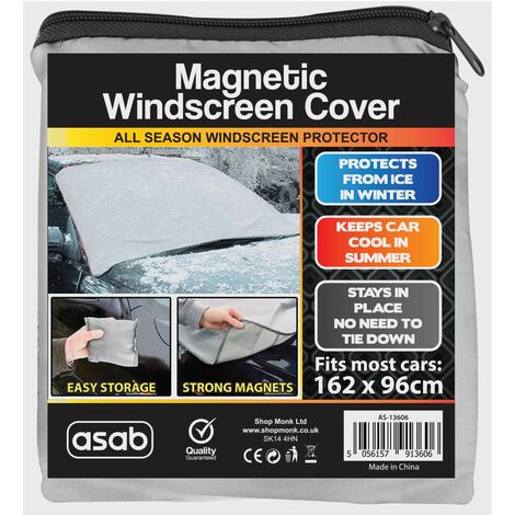 MAGNETIC CAR WINDSCREEN COVER ICE FROST SHIELD SNOW DUST PROTECTOR
