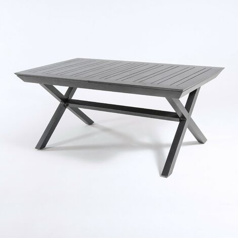 Table rectangulaire pliante polyéthylène 240 x 76 cm - Gris