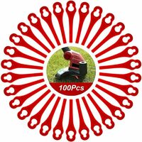 Lot de 100 Lames en Plastique de Rechange pour Coupe Bordure Florabest LIDL FRTA 20 A1,FAT 18B3, FRT18A