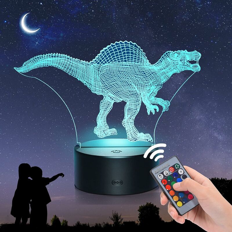 Dinosaure Télécommandé Jouet Velociraptor - DISO - Pour Enfants de Plus de  5 Ans - Gris et Bleu